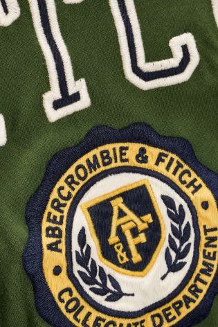 Green Abercrombie & Fitch College Logo T-Shirt